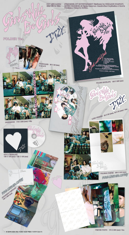 ITZY - [Girls Will Be Girls] Folder Ver.
