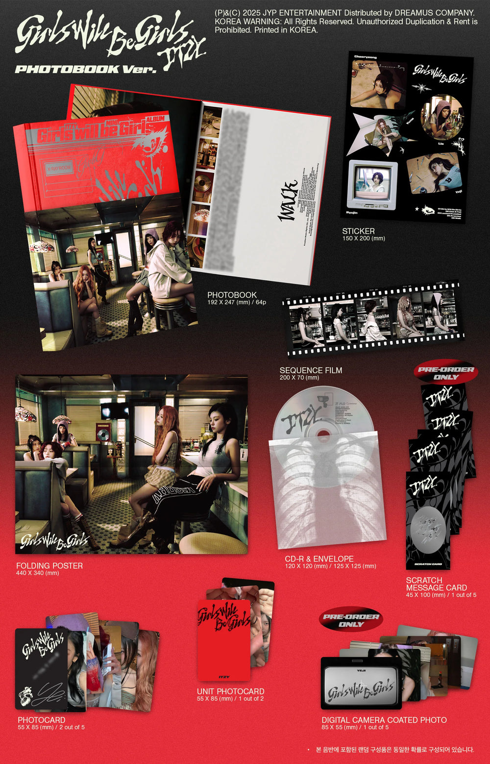 ITZY - [Girls Will Be Girls] Photobook Ver