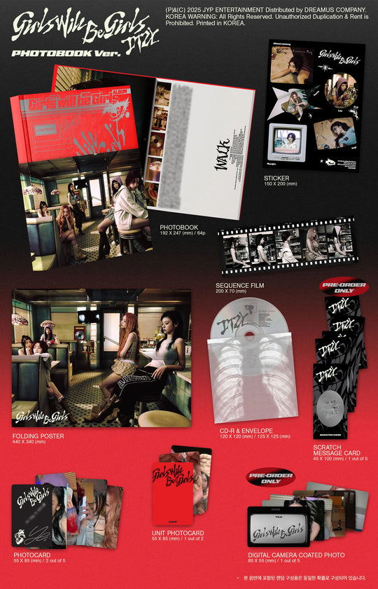 ITZY - [Girls Will Be Girls] Photobook Ver