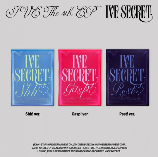 IVE - 4th EP [IVE SECRET] Standard Ver.