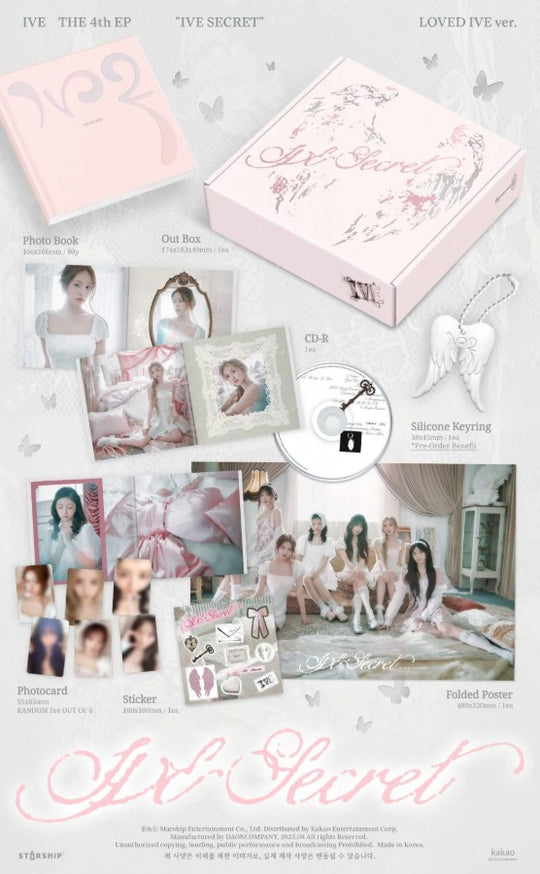IVE - 4th EP [IVE SECRET] LOVED IVE Ver. (Limited Edition)