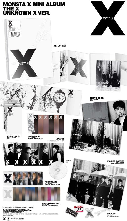 MONSTA X - 13th Mini Album [THE X] STANDARD Ver.