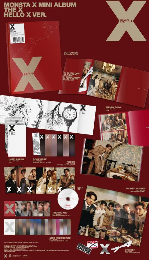 MONSTA X - 13th Mini Album [THE X] STANDARD Ver.