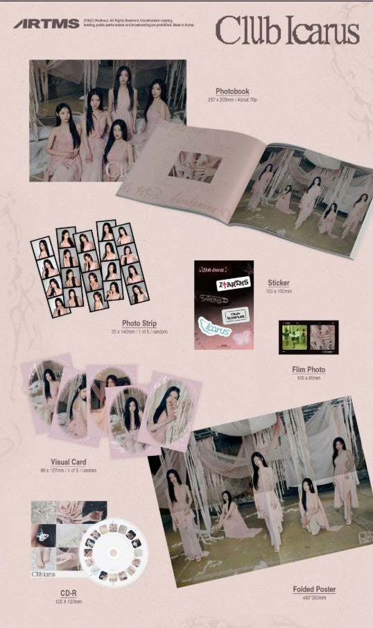 ARTMS - 1st Mini Album [Club Icarus] B Ver.
