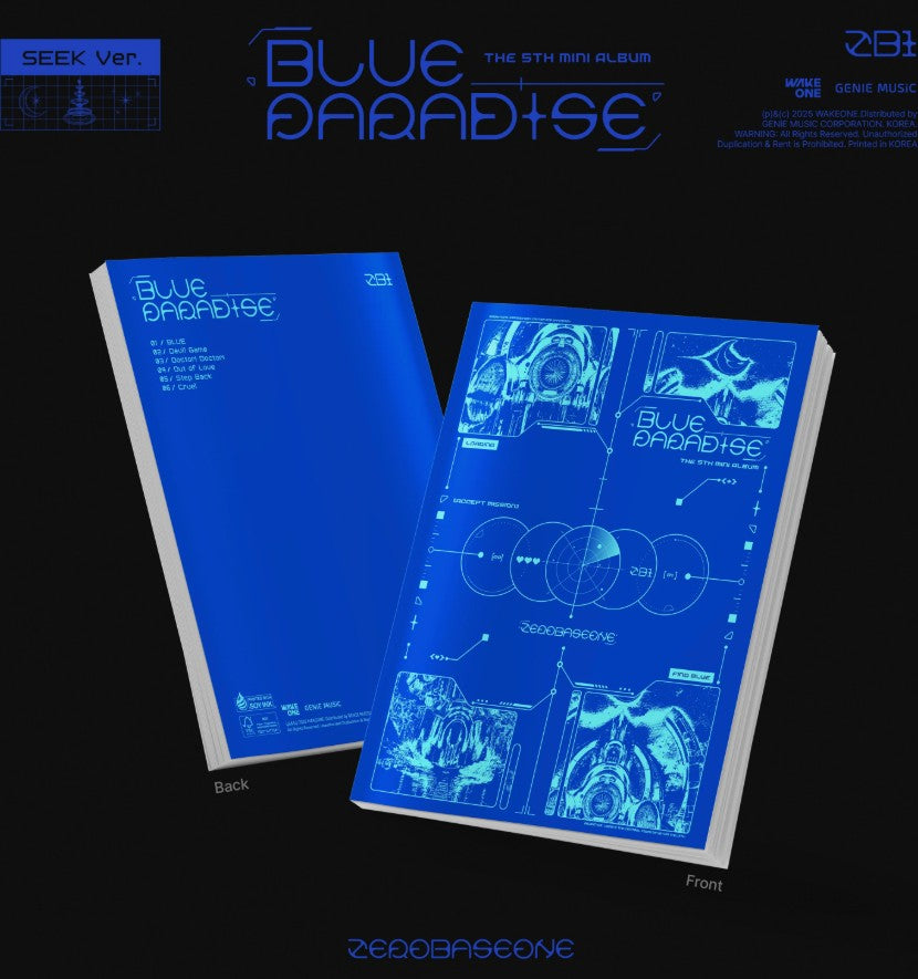 ZEROBASEONE - The 5th Mini Album [BLUE PARADISE] Standard Ver.