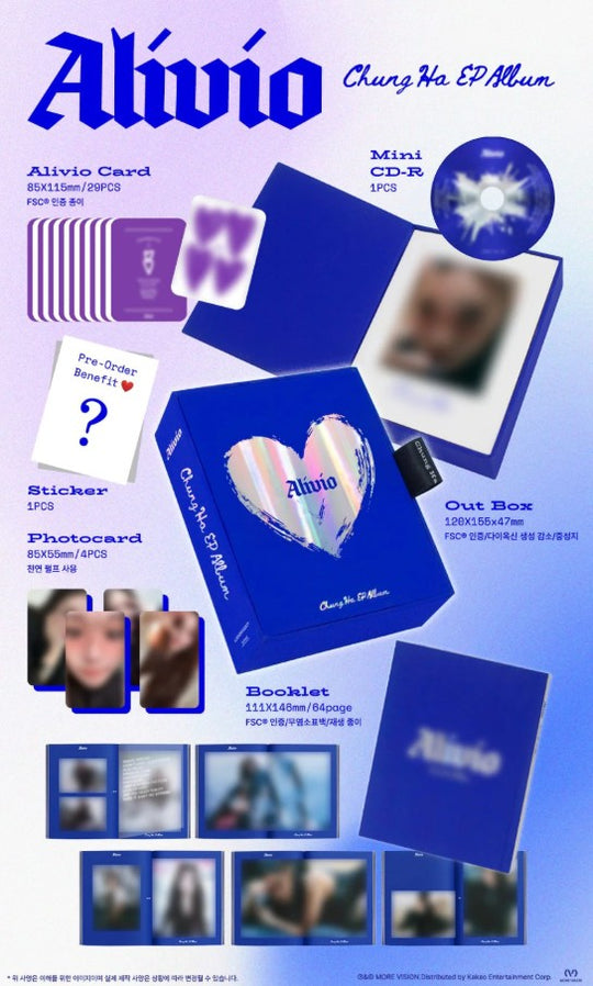 CHUNG HA - Mini Album [Alivio]