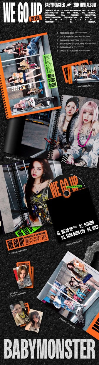 BABYMONSTER - 2nd Mini Album [WE GO UP] GO Ver.