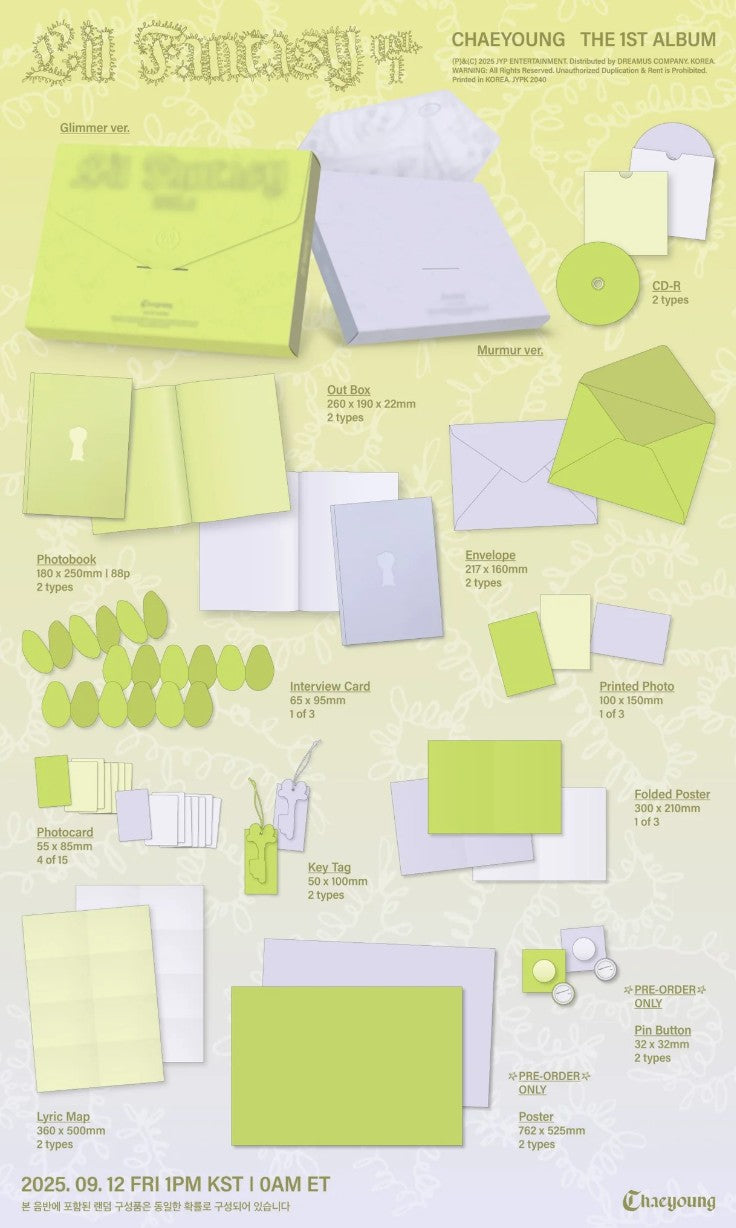 CHAEYOUNG - 1st Album [LIL FANTASY vol.1] Standard Ver.