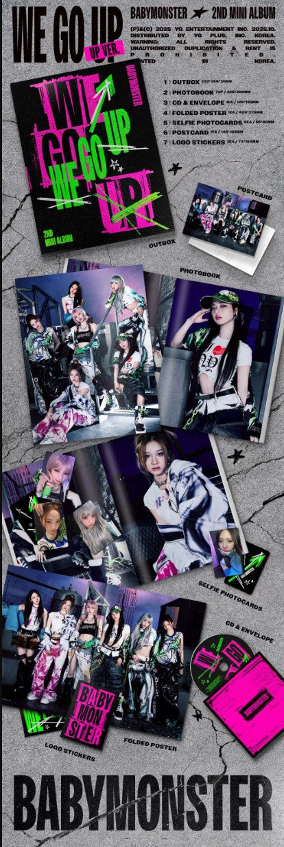 BABYMONSTER - 2nd Mini Album [WE GO UP] UP Ver.