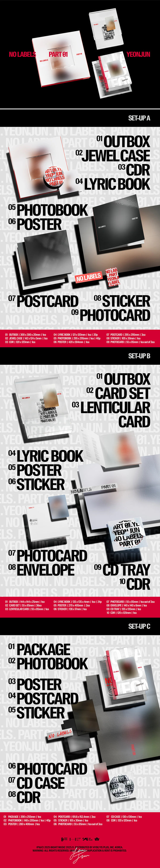 YEONJUN - [NO LABELS: PART 01] Standard Ver.