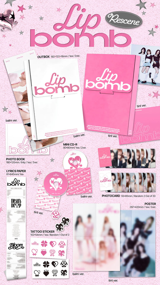 RESCENE - 3rd Mini Album [lip bomb] Standard Ver.