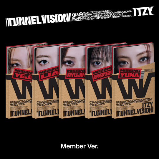 ITZY - [TUNNEL VISION] Member Ver.