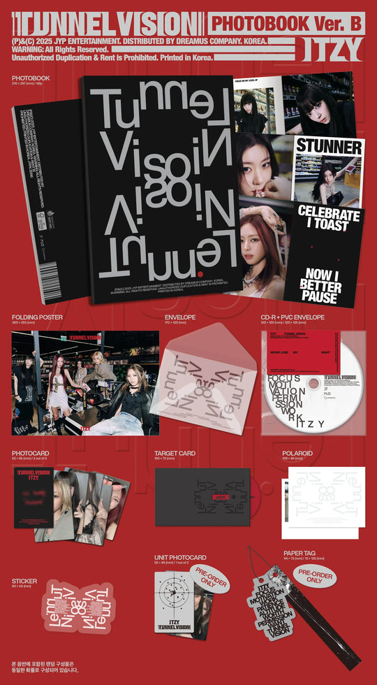 ITZY - [TUNNEL VISION] Photobook Ver.