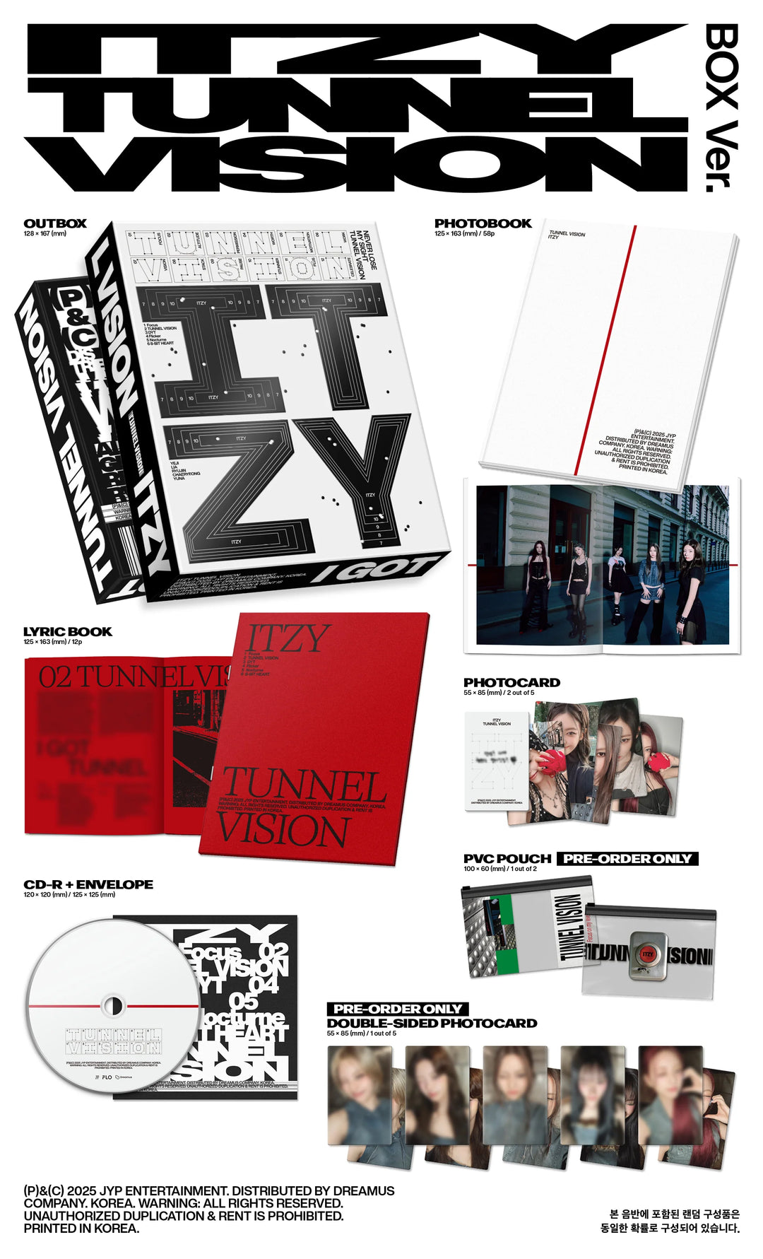 ITZY - [TUNNEL VISION] Box Ver.