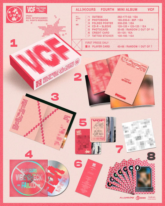 ALL(H)OURS - 4th Mini Album [VCF] RUMBLE Ver.