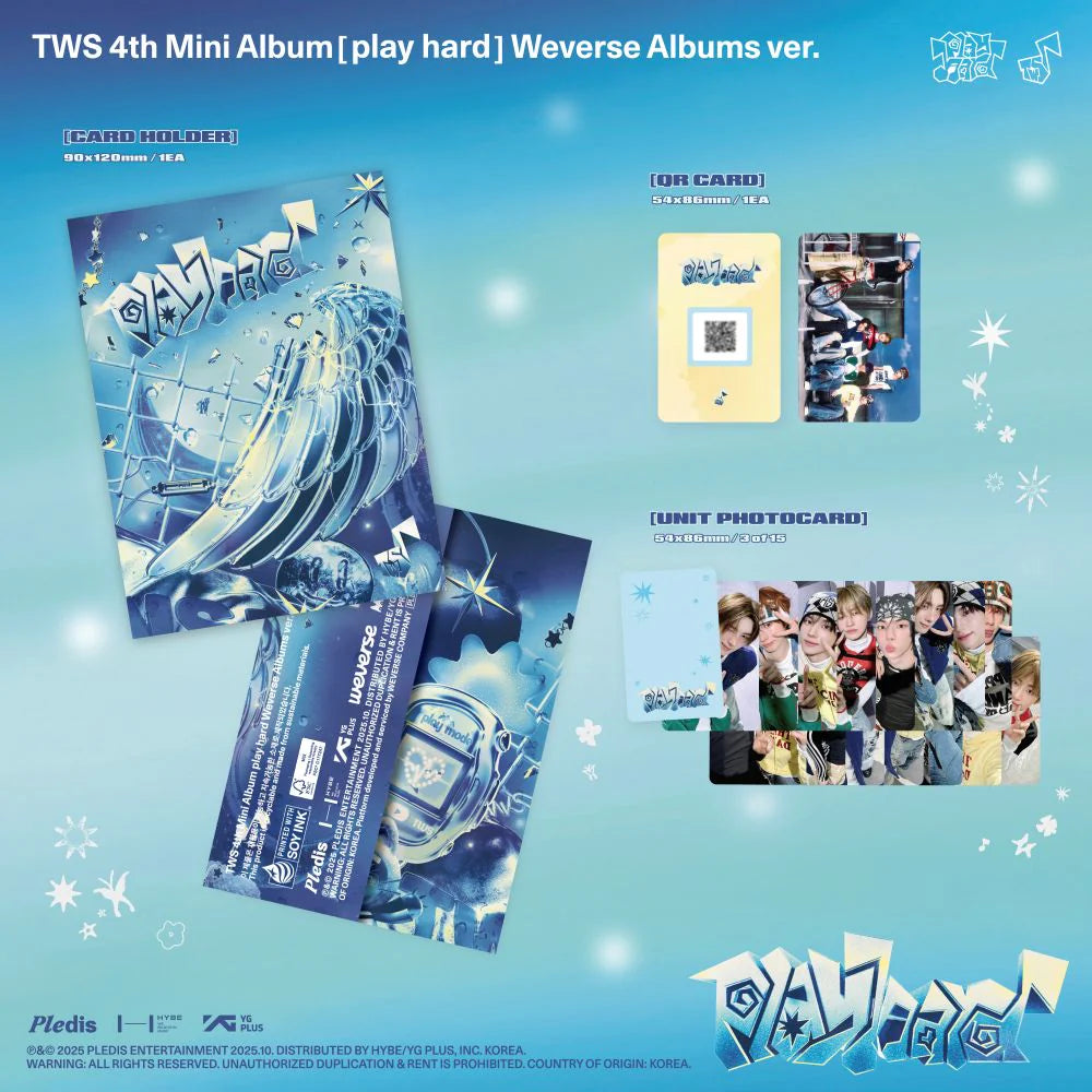 TWS - 4th Mini Album [play hard] Weverse Albums Ver.