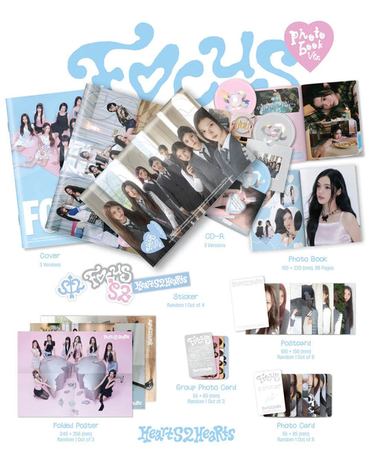 Hearts2Hearts - 1st Mini Album [FOCUS] Photobook Ver.