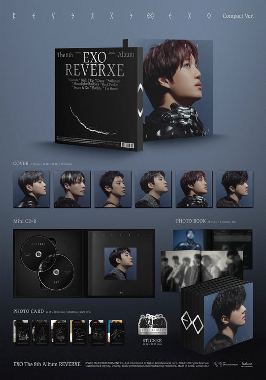EXO - 8th Album [REVERXE] Compact Ver.