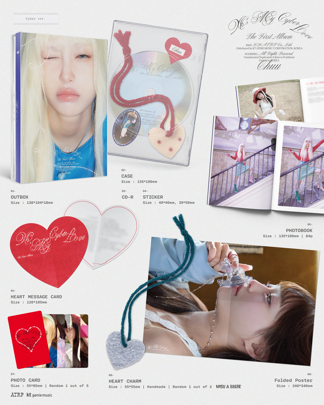 CHUU - The First Album [XO, My Cyberlove] Cyber Ver.