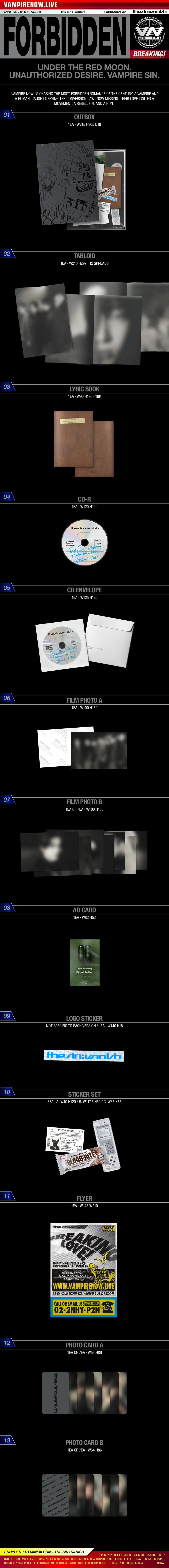 ENHYPEN - [THE SIN : VANISH] Standard Ver.