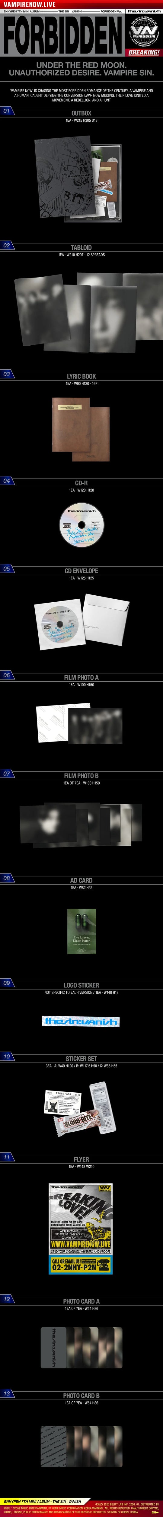 ENHYPEN - [THE SIN : VANISH] Standard Ver.