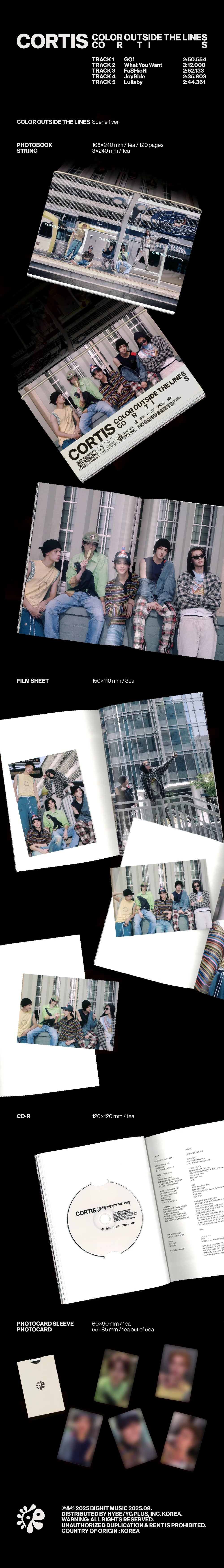 CORTIS - 1st EP [COLOR OUTSIDE THE LINES] Standard Ver.