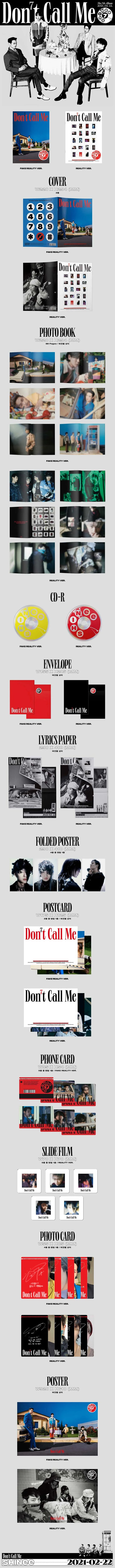 SHINee - DON'T CALL ME [ 7TH ALBUM ] PHOTO BOOK VER.