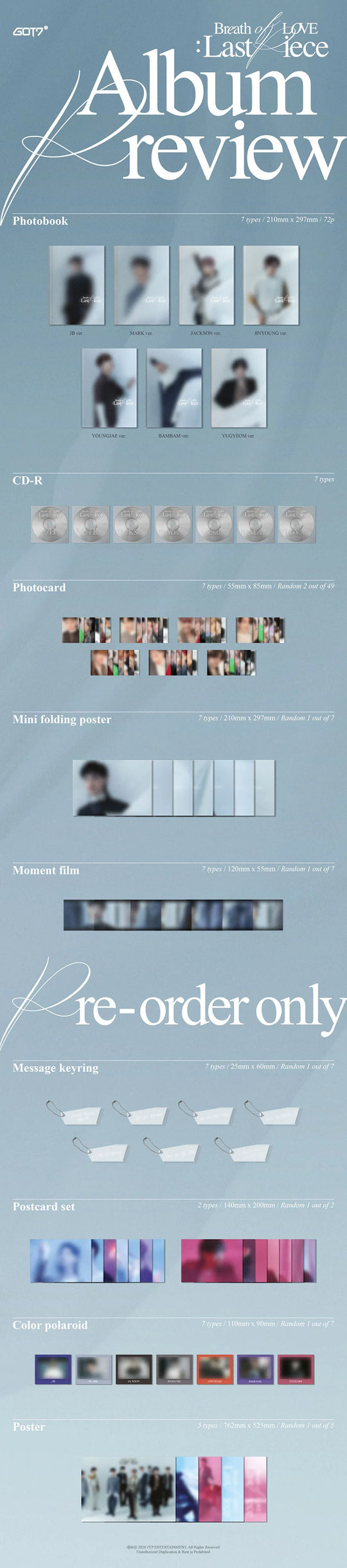 GOT7 - BREATH OF LOVE : LAST PIECE [4th ALBUM]