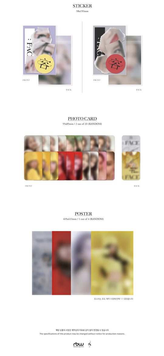 SOLAR - 容 : FACE [1ST MINI ALBUM]