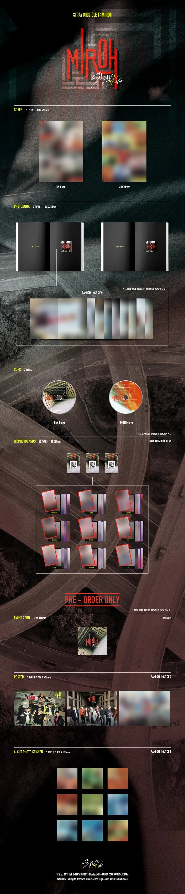 Stray Kids - Clé 1 : MIROH [4TH MINI ALBUM]