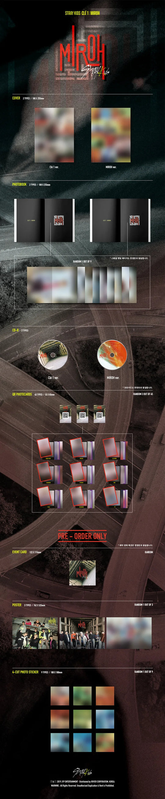 Stray Kids - Clé 1 : MIROH [4TH MINI ALBUM]
