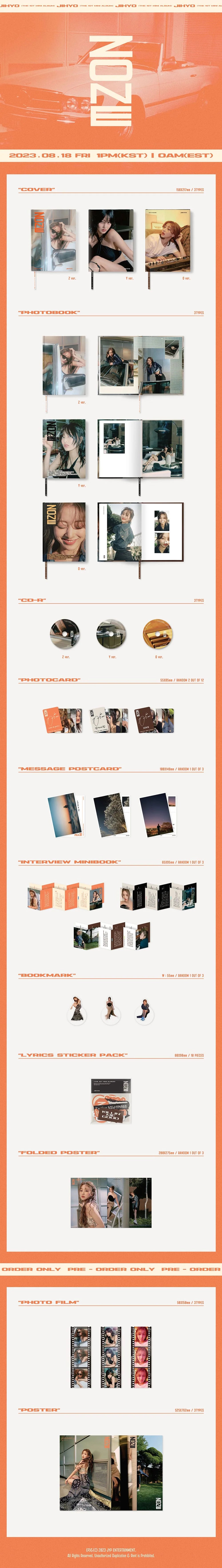 JIHYO (TWICE) - 1ST MINI ALBUM [ZONE]