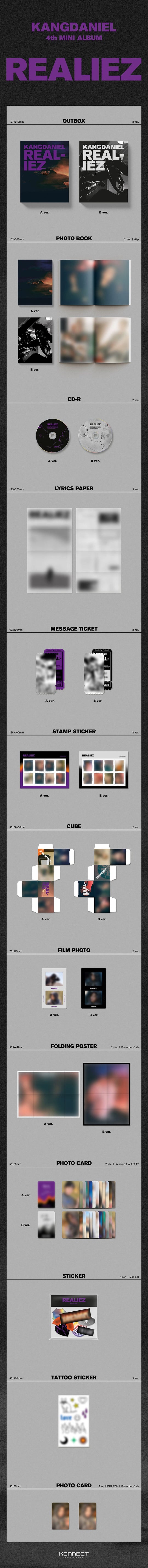 KANG DANIEL - 4TH MINI ALBUM [REALIEZ]
