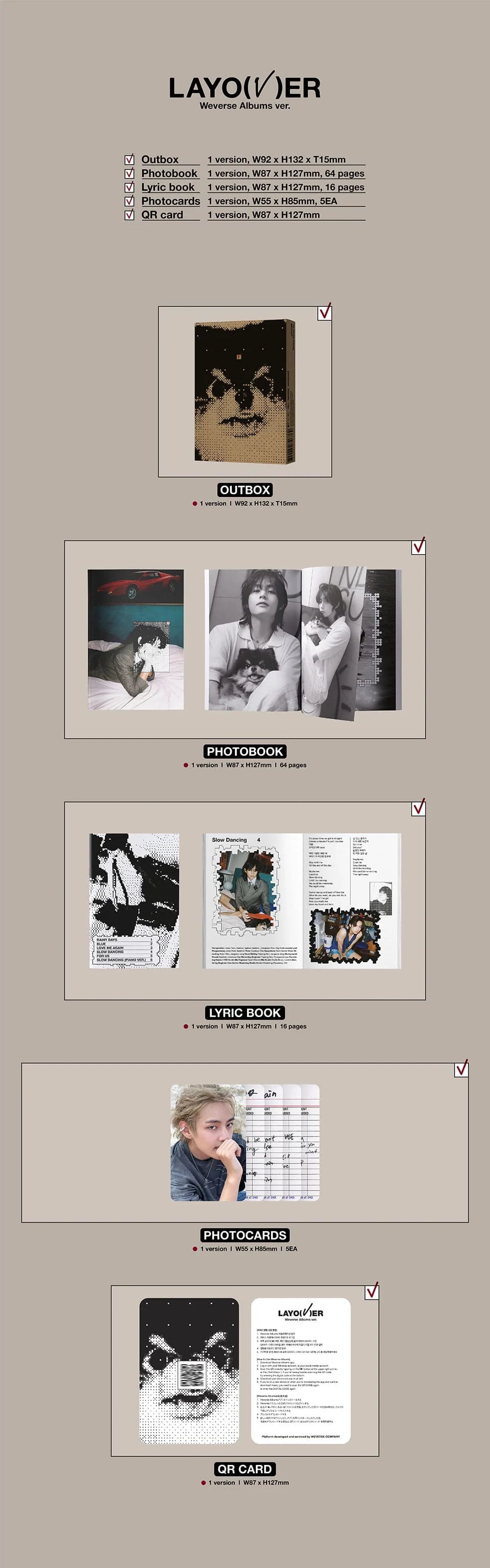 V - [Layover] Weverse Albums ver.