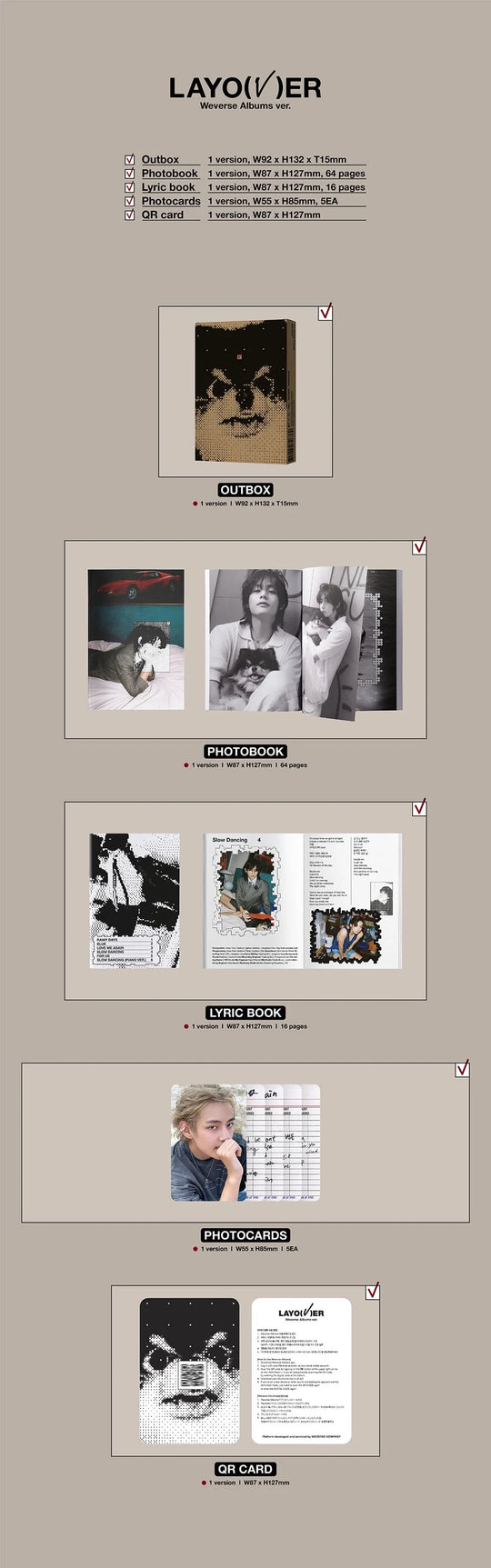 V - [Layover] Weverse Albums ver.