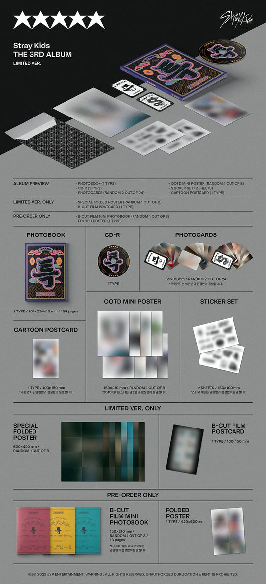 Stray Kids - THE 3RD ALBUM [★★★★★ (5-STAR)] LIMITED Ver.