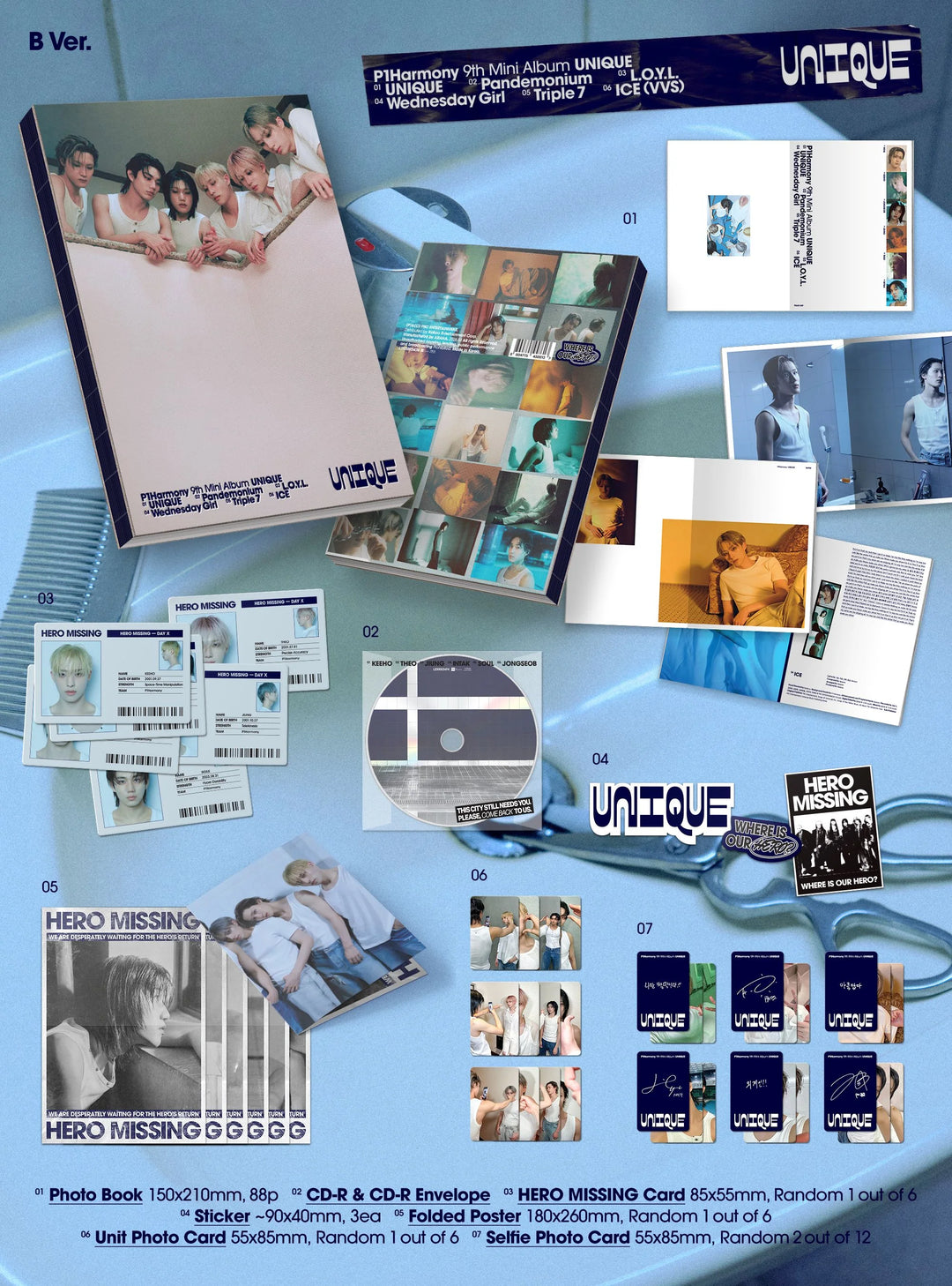 P1Harmony - 9th Mini Album [UNIQUE] Photobook Ver.