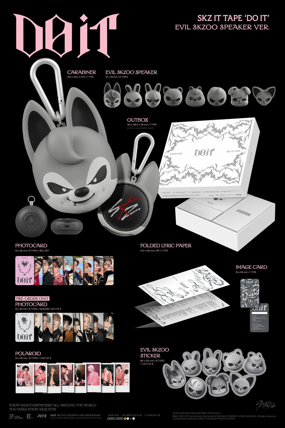 Stray Kids - SKZ IT TAPE [DO IT] EVIL SKZOO SPEAKER Ver.