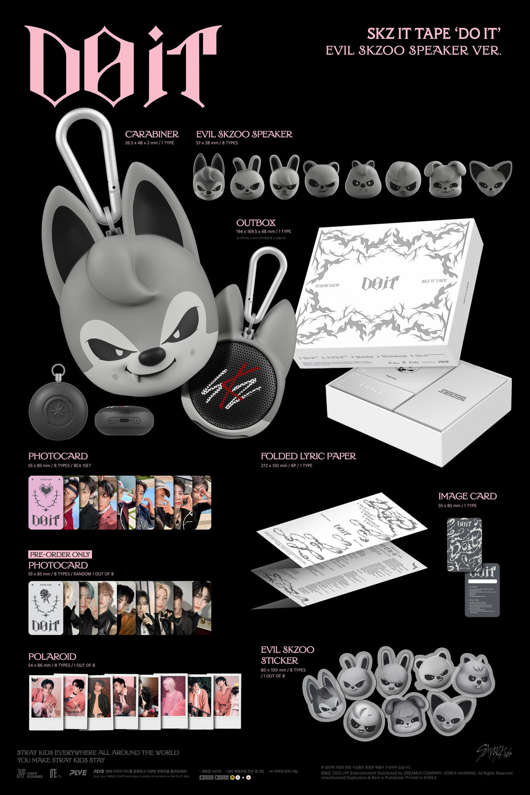 Stray Kids - SKZ IT TAPE [DO IT] EVIL SKZOO SPEAKER Ver.
