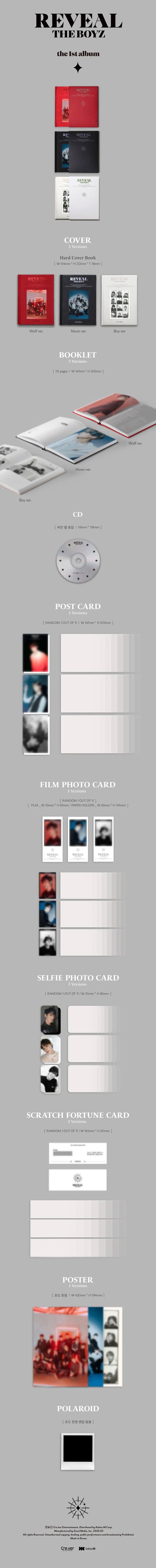 THE BOYZ - REVEAL [1ST ALBUM]