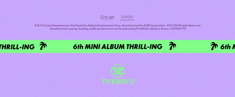 THE BOYZ - THRILL-ING [6TH MINI ALBUM]