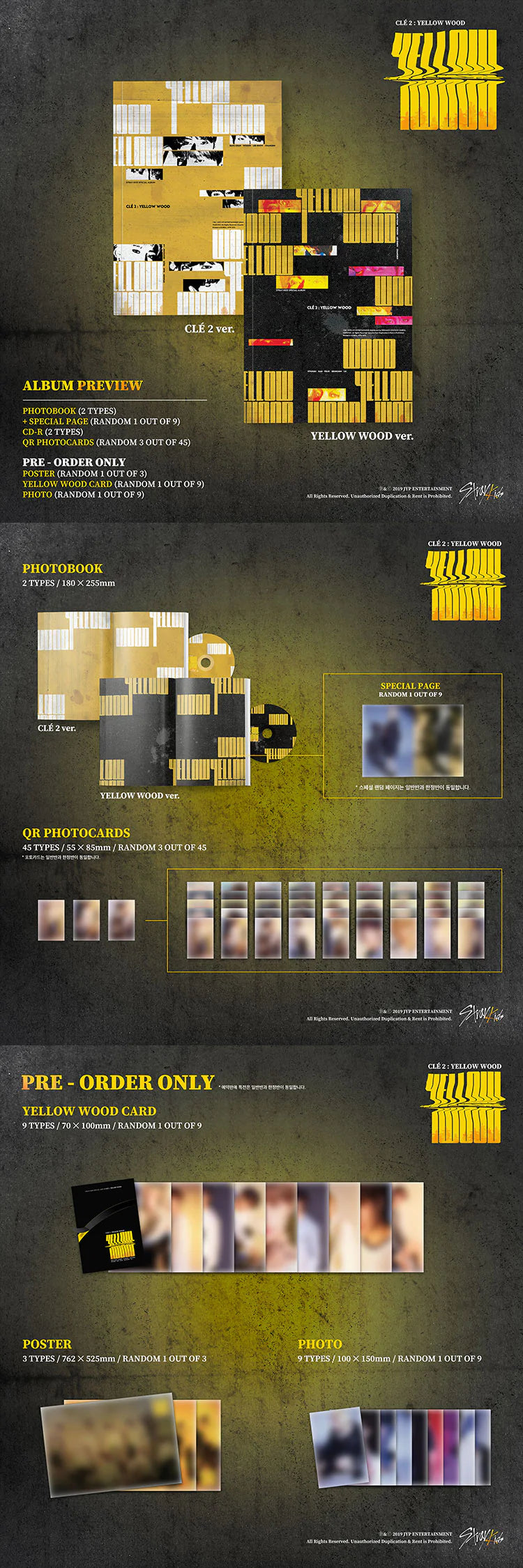 Stray Kids - [Clé 2 : Yellow Wood] Normal Edition