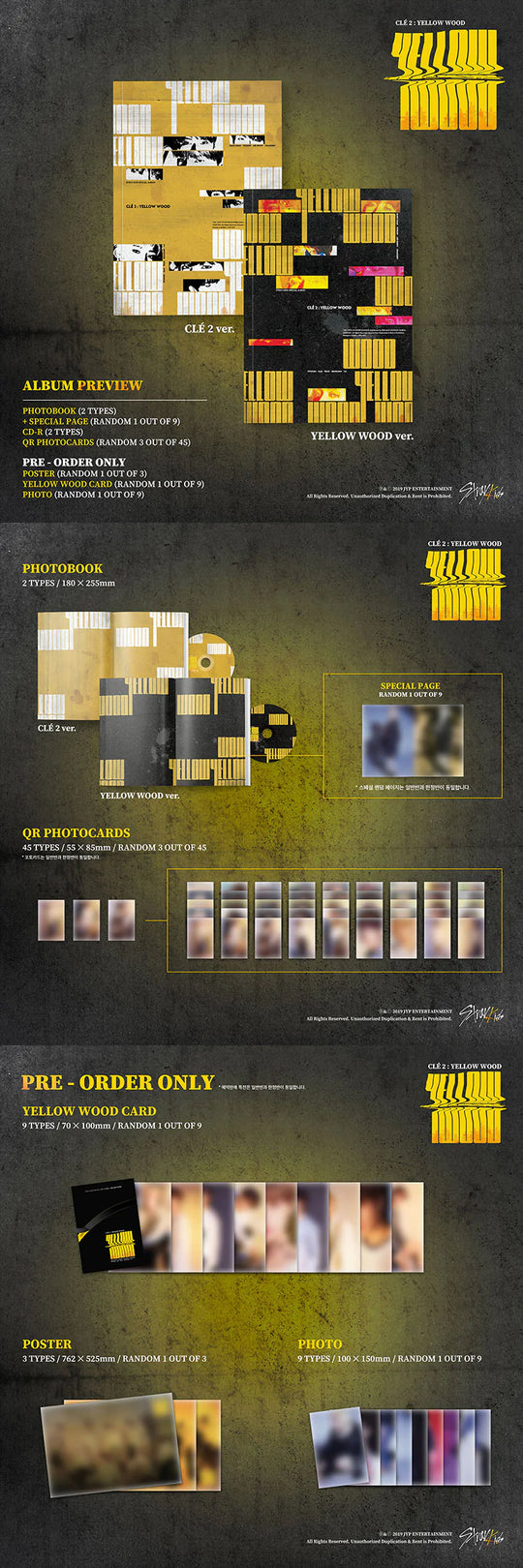 Stray Kids - [Clé 2 : Yellow Wood] Normal Edition