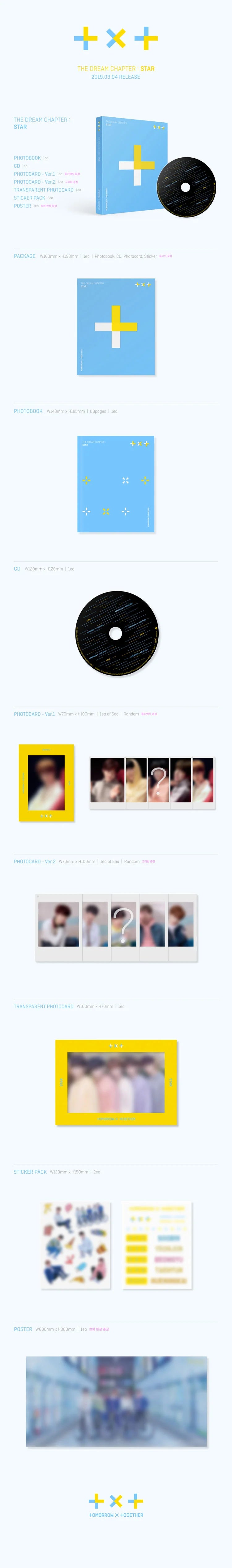 TXT - THE DREAM CHAPTER : STAR