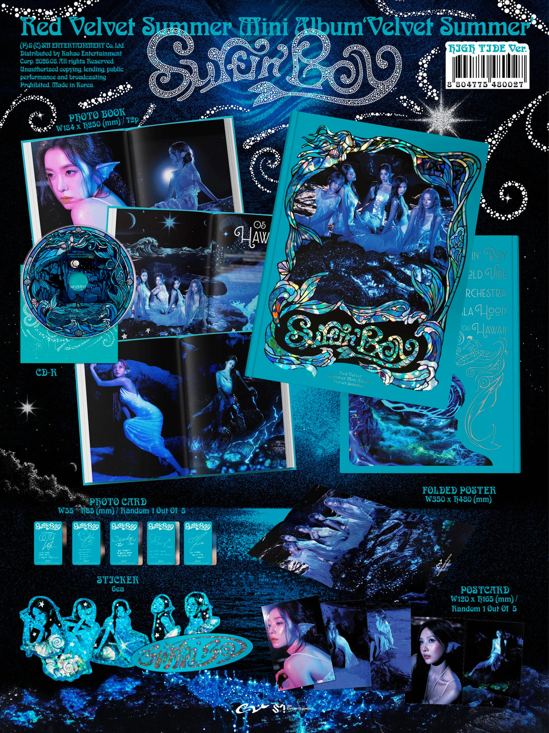 Red Velvet - Summer Mini Album [Velvet Summer] High Tide Ver.