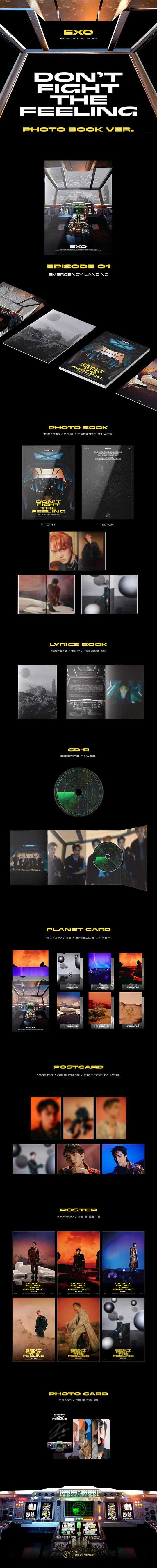 EXO - DON’T FIGHT THE FEELING [SPECIAL ALBUM] PHOTO BOOK Ver.2