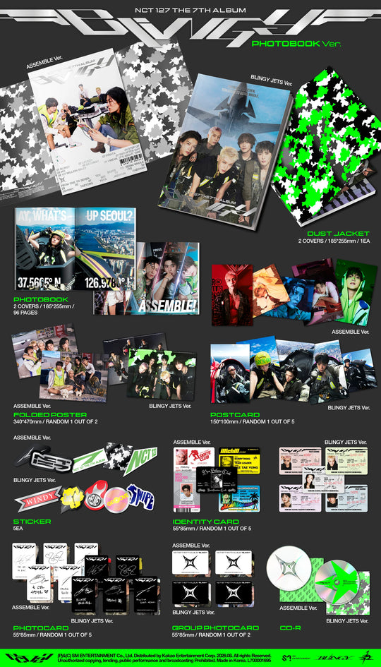 NCT 127 - 7th Album [BLINGY] Photobook Ver.