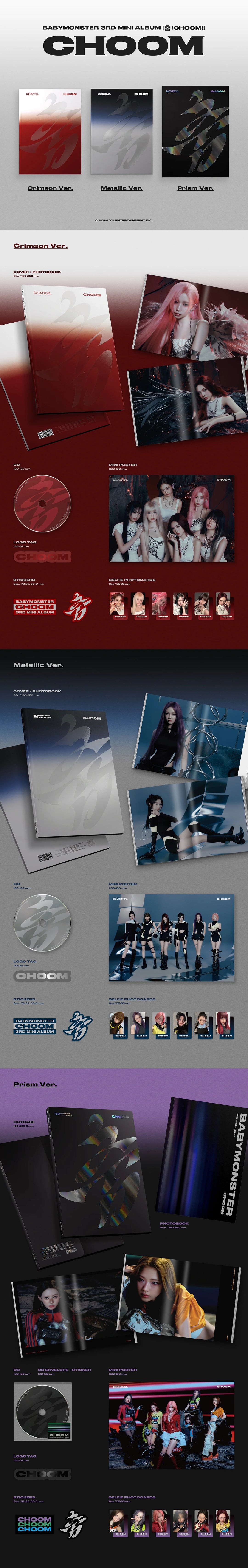 BABYMONSTER - 3rd Mini Album [춤 (CHOOM)]