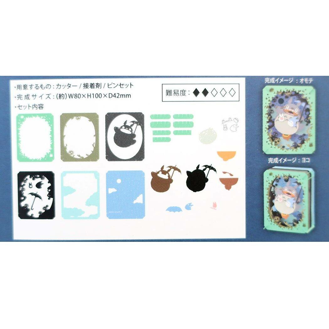 My Neighbor Totoro PAPER THEATER PT-048N Moonlit Sky