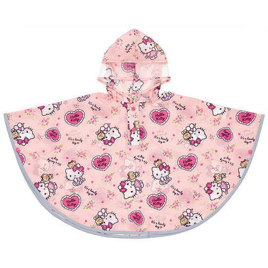 Hello Kitty Kids Rain Poncho 90cm